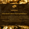 Australian Raw Gold Nugget Studs In 23 Karat - High Grade - By ILLARIY x RAWGOLD (4AB)