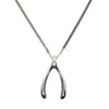 Women 925 Silver Wishbone Necklace By ILLARIY