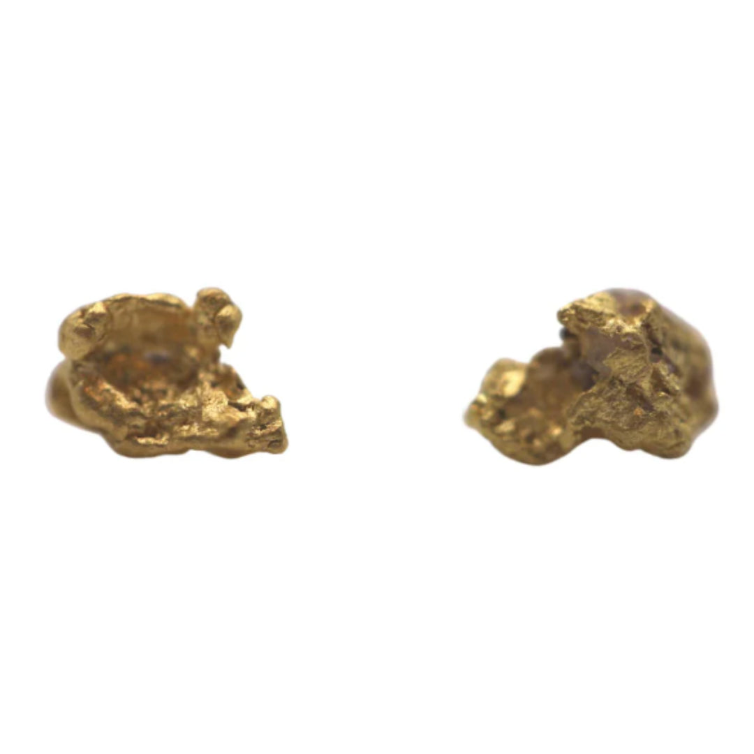 DISCOVER THE BEAUTY OF NATURAL GOLD NUGGET STUDS