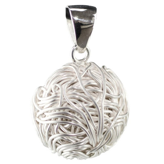 Tangly 925 Silver Matt Pendant By ILLARIY