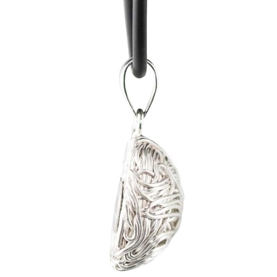 Tangly 925 Silver Matt Pendant By ILLARIY