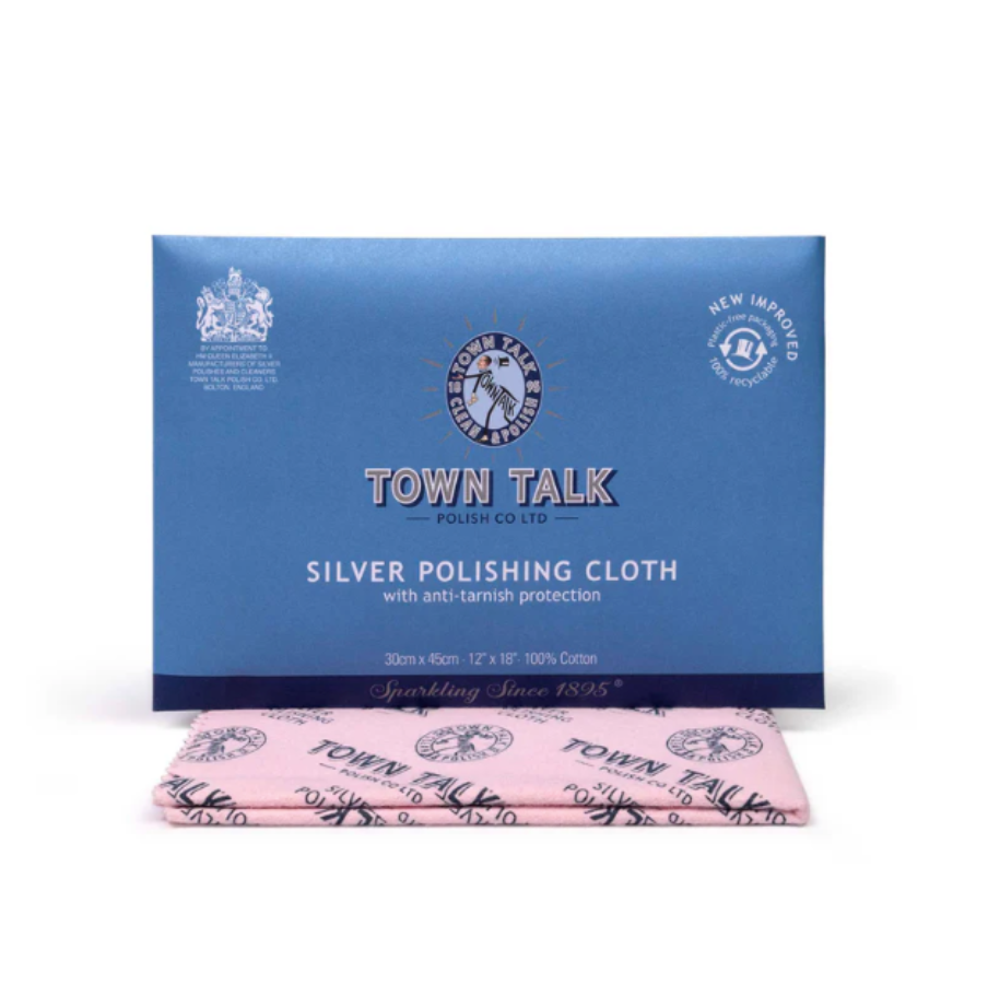 Town Talk Original Anti-Tarnish Silver Polishing Cloth 30cm X 45cm By ILLARIY