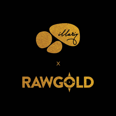 Australian Raw Gold Nugget Studs In 23 Karat - High Grade - By ILLARIY x RAWGOLD (8AB)