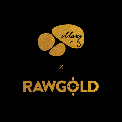 Australian Raw Gold Nugget Studs In 23 Karat - High Grade - By ILLARIY x RAWGOLD (6AB)