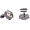 Octogonal Gunmetal Steampunk Watch Cufflinks By ILLARIY