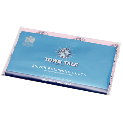 Town Talk Original Anti-Tarnish Silver Polishing Cloth 30cm X 45cm By ILLARIY