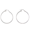 Hoops Round Earrings 925 Silver By ILLARIY