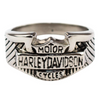 Men Stainless Steel Harley-Davidson Wings Ring By ILLARIY