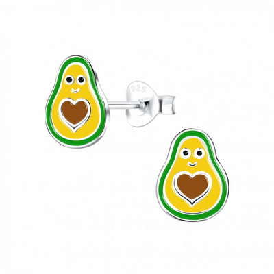 Avocado 925 Silver Studs By ILLARIY