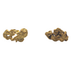 Australian Raw Gold Nugget Studs In 23 Karat - High Grade - By ILLARIY x RAWGOLD (1AB)