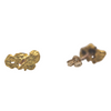 Australian Raw Gold Nugget Studs In 23 Karat - High Grade - By ILLARIY x RAWGOLD (1AB)