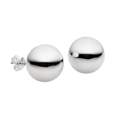 Balls 925 Silver Hollow Studs By ILLARIY