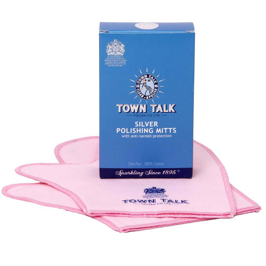 Town Talk Silver Polishing Mitts With Anti-Tarnish Protection By ILLARIY
