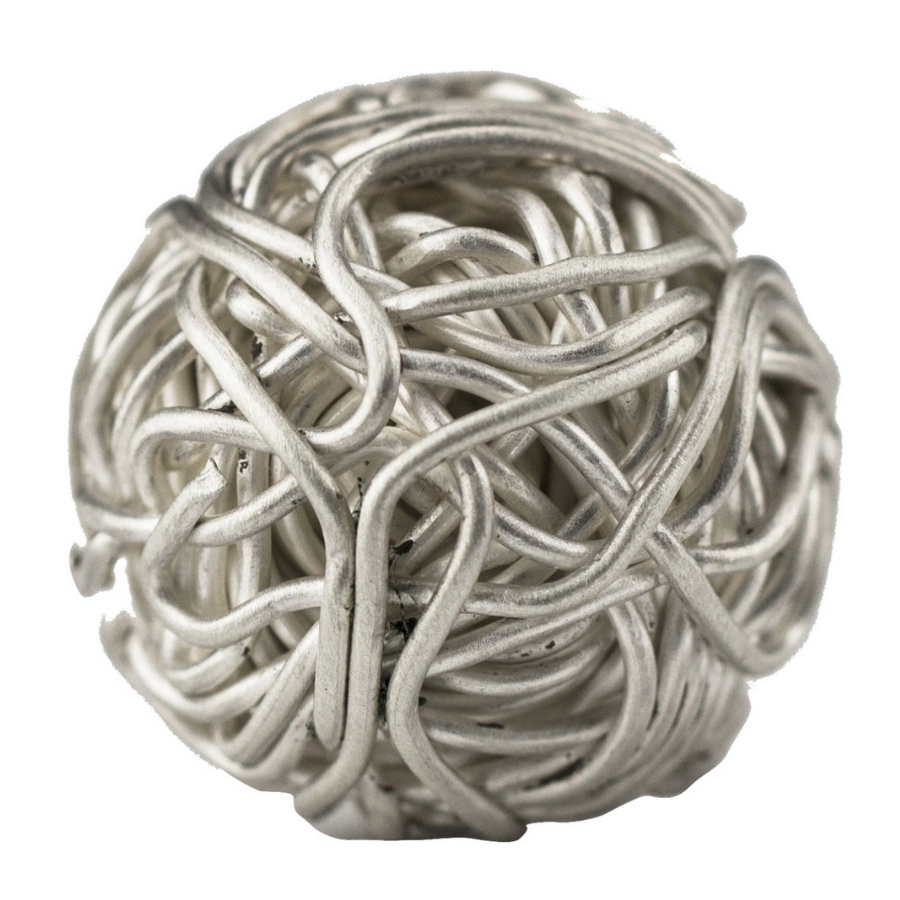 Tangly 925 Silver Matt Ring By ILLARIY