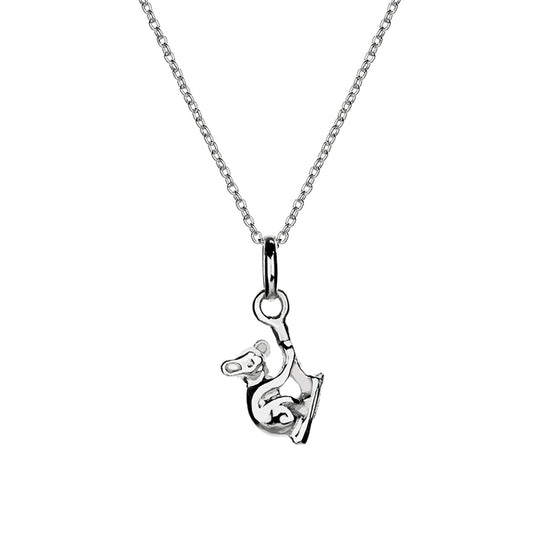 Women 925 Silver Koala Necklace By ILLARIY