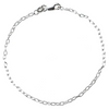 Women 925 Silver Long Cable Bracelet By ILLARIY