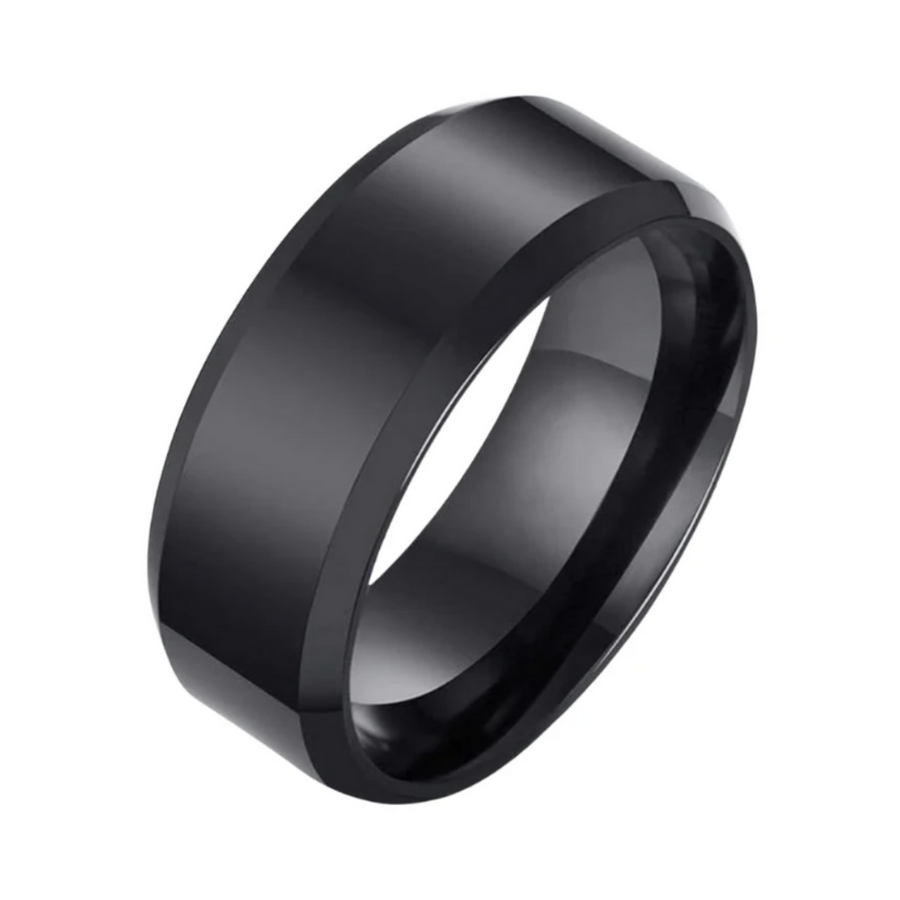Metal ring black deals