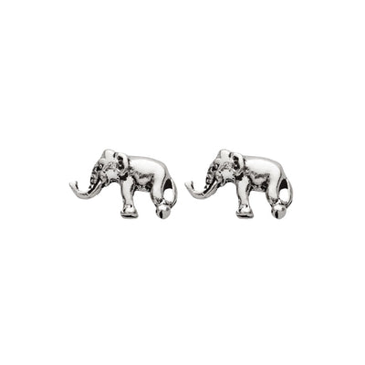 Elephant 925 Silver Studs By ILLARIY
