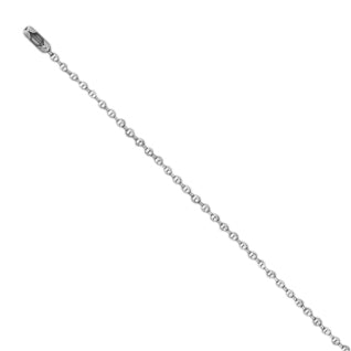 Men Stainless Steel Small Dog Tag & 70cm Necklace By ILLARIY