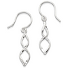 Twist Spiral Stick Earrings 925 Silver By ILLARIY