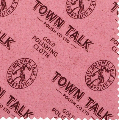 Town Talk Gold Polishing Cloth 12.5cm X 17.5cm By ILLARIY