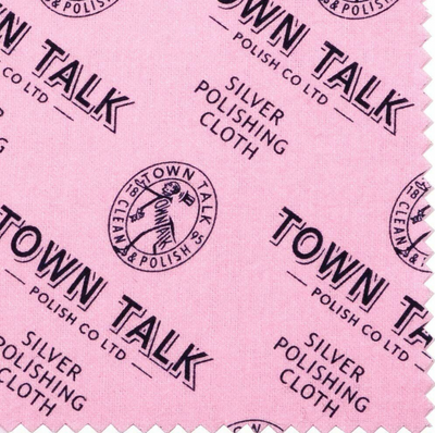 Town Talk Original Silver Polishing Cloth With Anti-Tarnish Protection 12.5cm X 17.5cm By ILLARIY