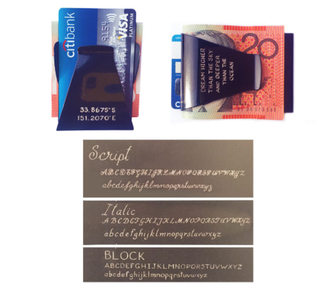 Money Clip Card Holder By ILLARIY