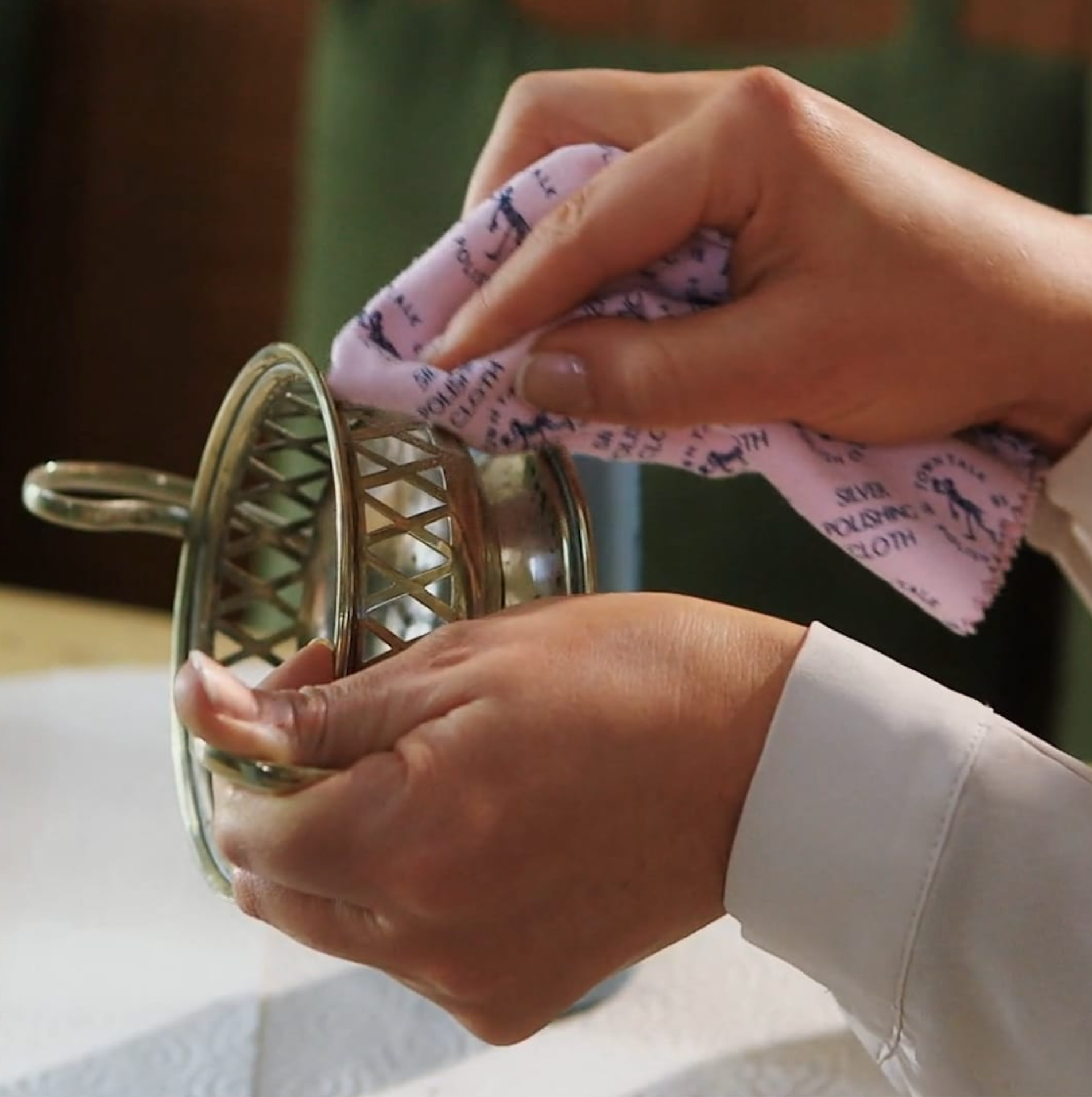 Town Talk Original Anti-Tarnish Silver Polishing Cloth 30cm X 45cm By ILLARIY