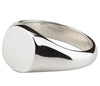 Men 925 Silver Cushion Signet Ring By ILLARIY