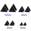 Stainless Steel Black Triangle Screw Studs By ILLARIY