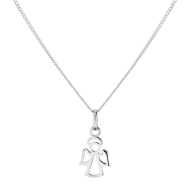 Children Angel 925 Silver Necklace By ILLARIY