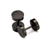 Stainless Steel Black Round Screw Studs By ILLARIY