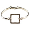Women 925 Silver Square Bracelet By ILLARIY