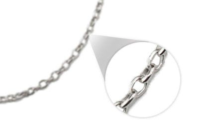 Women 925 Silver Round Long Oval Bracelet By ILLARIY