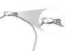 Women 925 Silver Round Long Oval Bracelet By ILLARIY