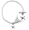 Women 925 Silver Elastic Starfish Bracelet By ILLARIY