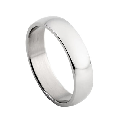 Stainless Steel Domed Ring By ILLARIY