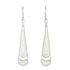 Drop 925 Silver Filigree Earrings By ILLARIY