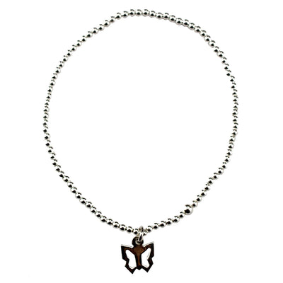 Women 925 Silver Elastic Butterfly Bracelet By ILLARIY