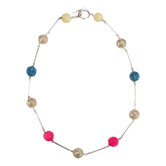 Women 925 Silver Filigree Raiza Necklace By ILLARIY