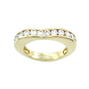 Women 925 Silver Gold Plated Heart Ring By ILLARIY