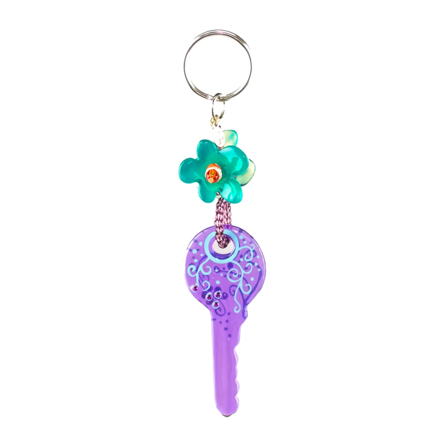 Keyring Purple Key By ILLARIY