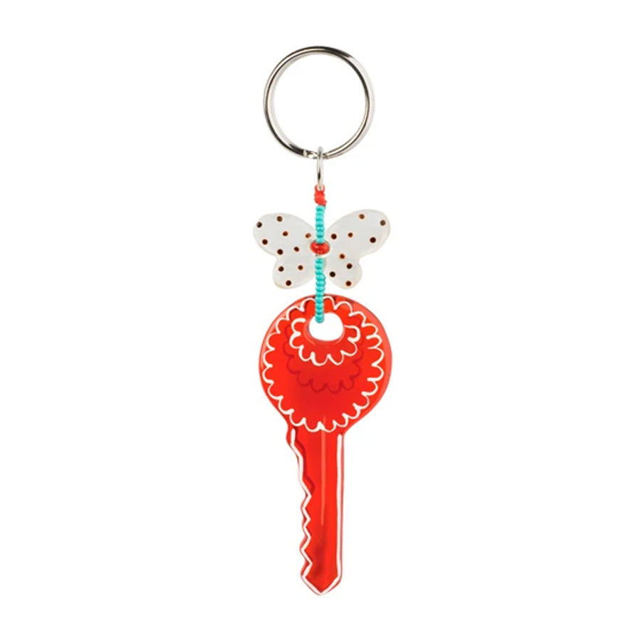 Keyring 'Red Key' | ILLARIY Custom Jewellery Keyrings