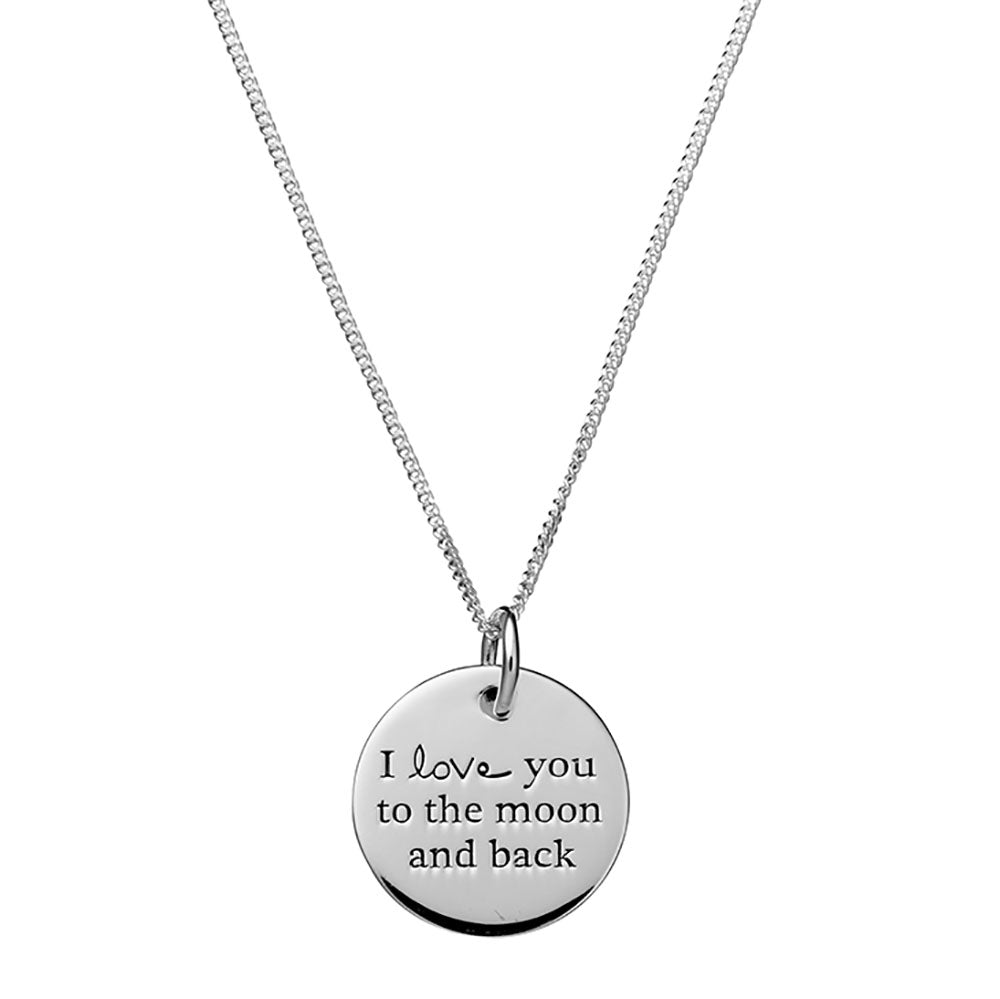 I love you to the moon and back necklace australia sale