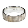 Men 925 Silver Grid Ring By ILLARIY