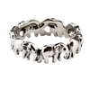 Women Elephant 925 Silver Ring By ILLARIY