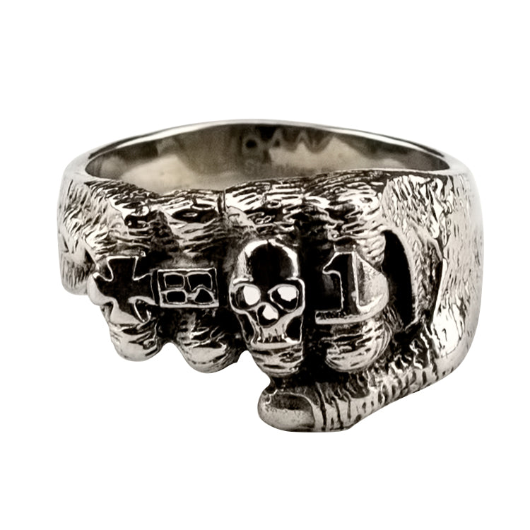 Men Stainless Steel Fist Ring By ILLARIY
