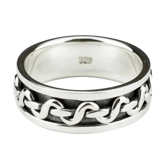 Men 925 Silver Spinning Ring By ILLARIY