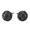 Tangly 925 Silver Oxidised Cufflinks By ILLARIY