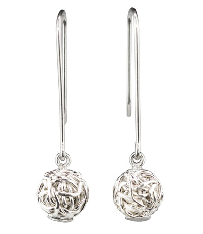 Tangly 925 Silver Polished Dangle Earrings By ILLARIY